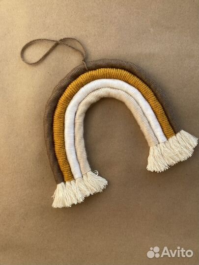 Радуга макраме декор для детской сканди стиль