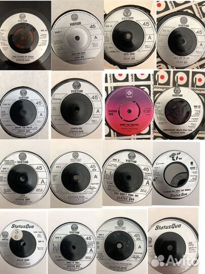 Status Quo singles синглы 7’’45 Англия