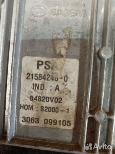 Эбу двс EW7J4 Sagem S200-1