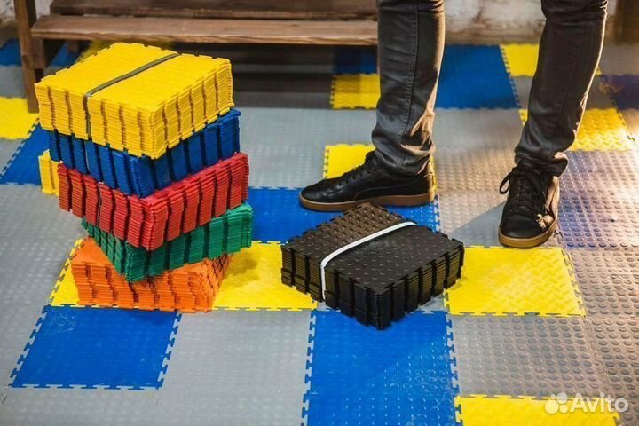 Модульное напольное покрытие для шиномонтажа