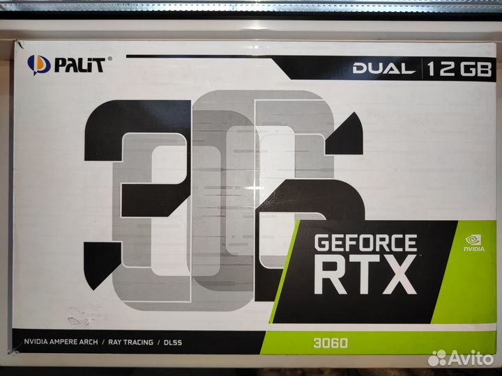 Видеокарта Palit RTX 3060 Dual OC 12GB Идеальная