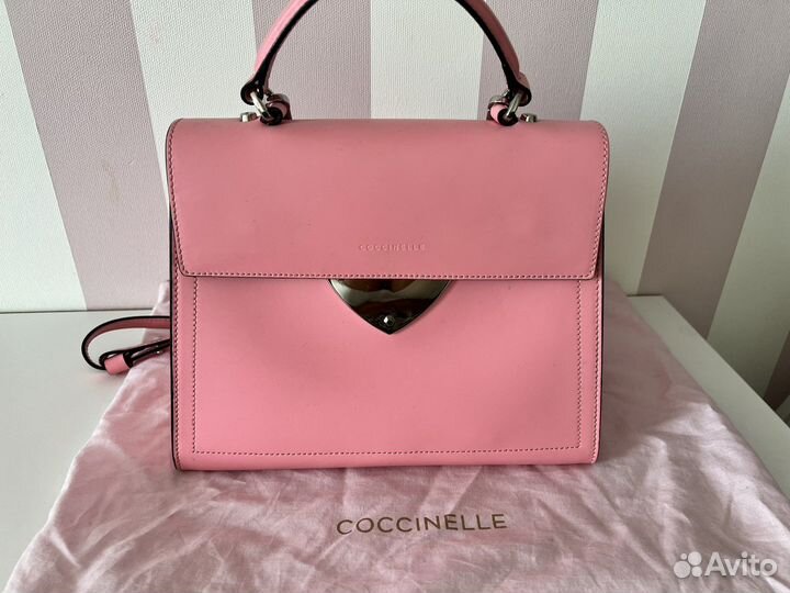 Сумка coccinelle натуральная кожа