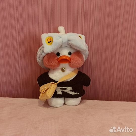 Игрушка утка lalafanfan