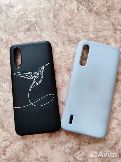 Чехлы на Xiaomi mi 9 lite + защитное стекло новое