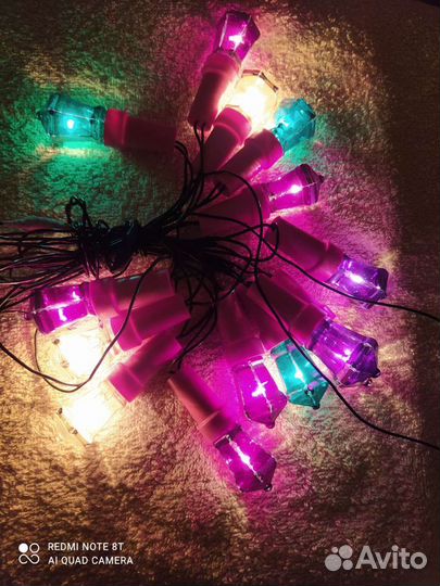 Ретро гирлянда СССР Польский фонарик