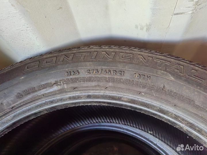 Continental ContiCrossContact LX Sport 275/45 R21 и 315/40 R21 111H