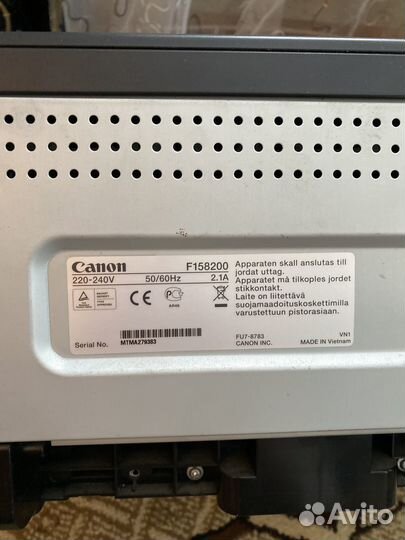 Принтер canon