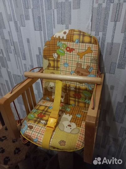 Детские деревянные качели