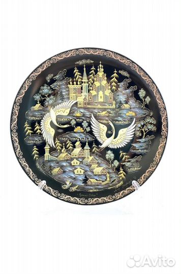 Декоративная тарелка серии *Палех