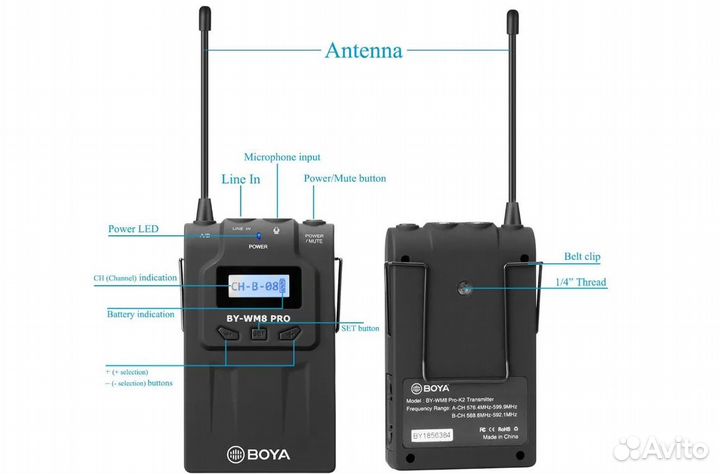 Радиосистема Boya BY-WM8 Pro-K2