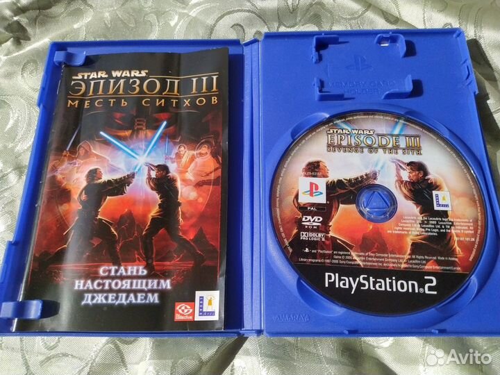 Star Wars Эпизод 3: Месть Ситхов диск для PS2