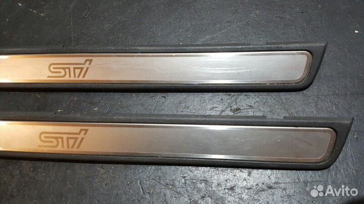 Накладки порогов Subaru Impreza Wrx Sti GRB EJ257