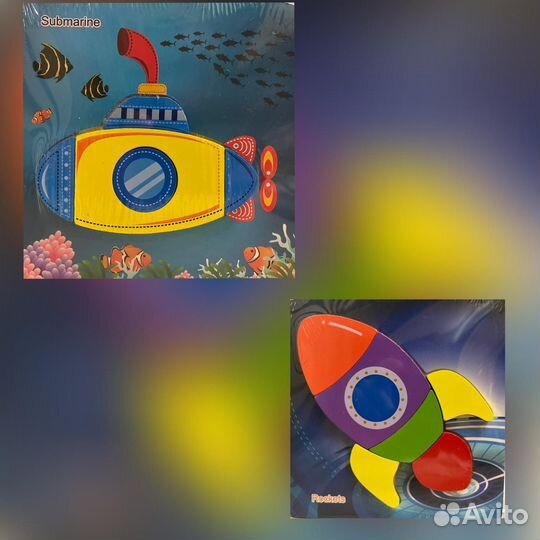 Детские развивающие игрушки деревянные