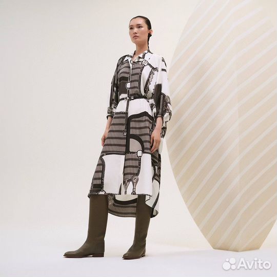 Платье туника Hermes