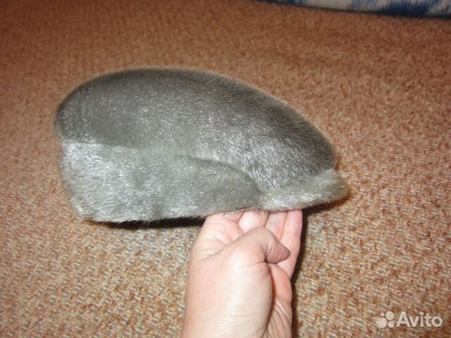 Шапка кепка меховые мужские из нерпы и норки