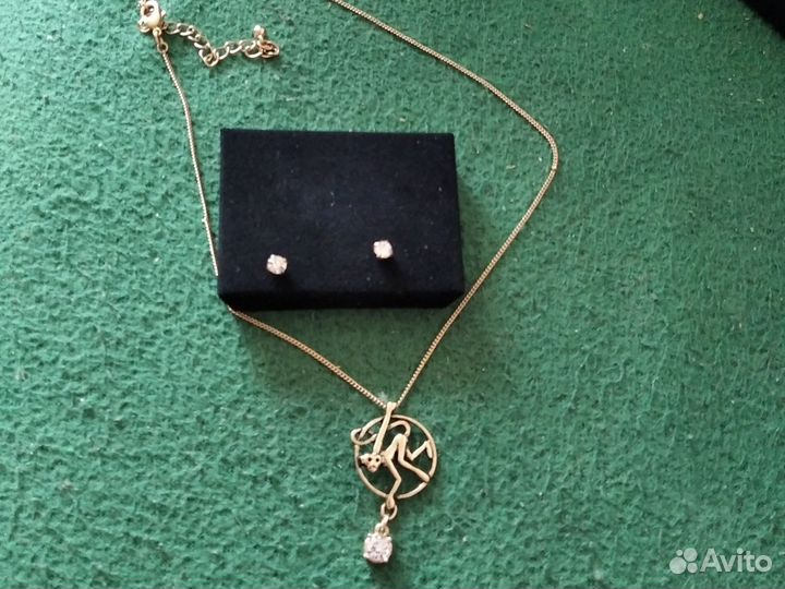 Подвеска + серьги