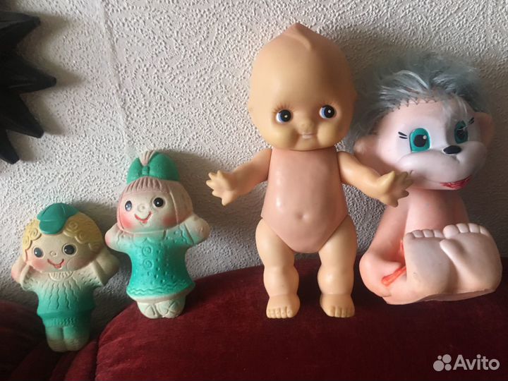 Резиновые игрушки СССР