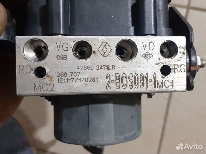 Блок ABS Renault Logan 2 Sandero 2