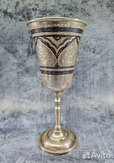 Серебряный кубок 875 пробы