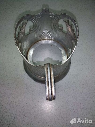 Подстаканник СССР. Алюминиевый