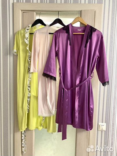 Домашняя одежда халат тапочки