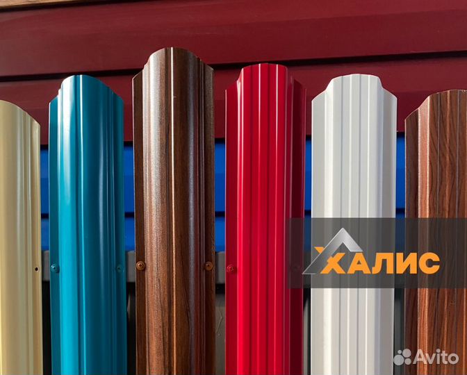 Евроштакетник под дерево