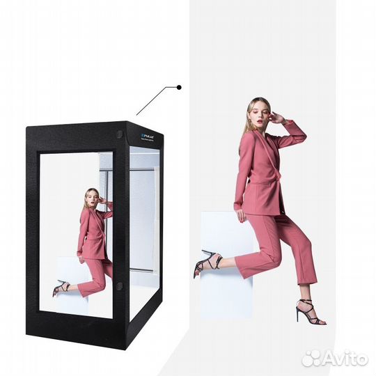 Фотобокс для предметной съемки 200 см с подсветкой