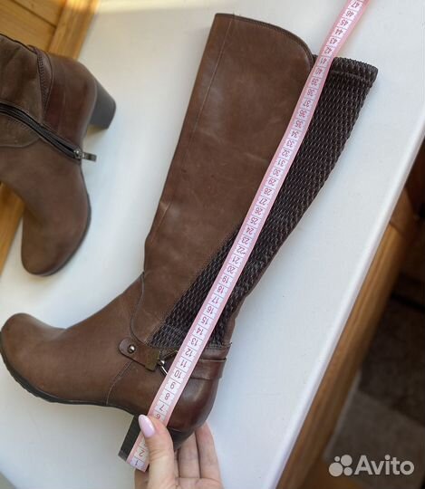 Сапоги осенние женские натуральная кожа 38
