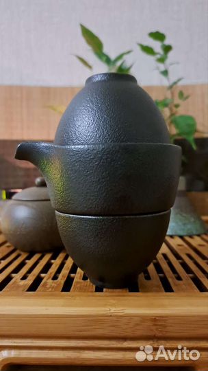 Чайный набор, чайник, сабаридаси, пиалки