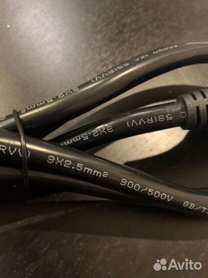 Силовой кабель для асика