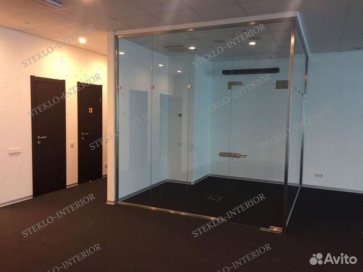 Офисные стеклянные прегородки