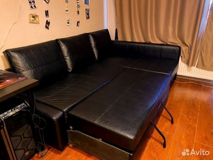 Диван икеа кожаный
