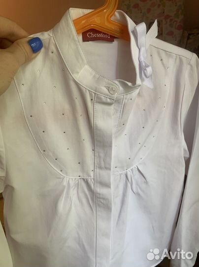 Школьная блузка 128