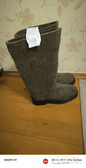 Валенки на резиновой подошве 44