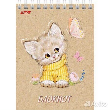 Блокнот 60л формат А6 клетка и без линовки