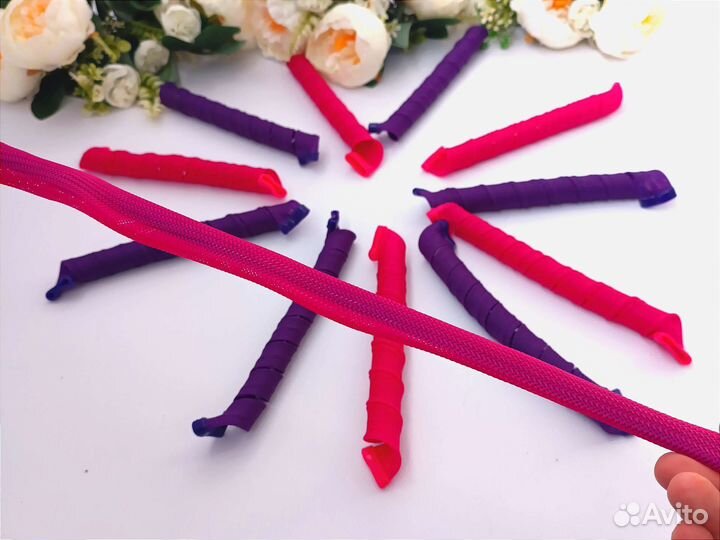 Бигуди спиральные пружинки 12 шт