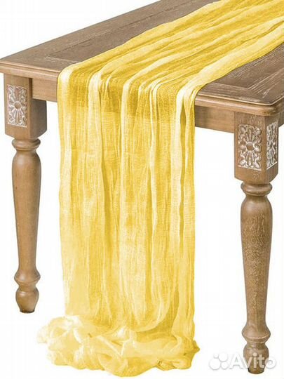 Скатерть дорожка праздничная на стол тканевая