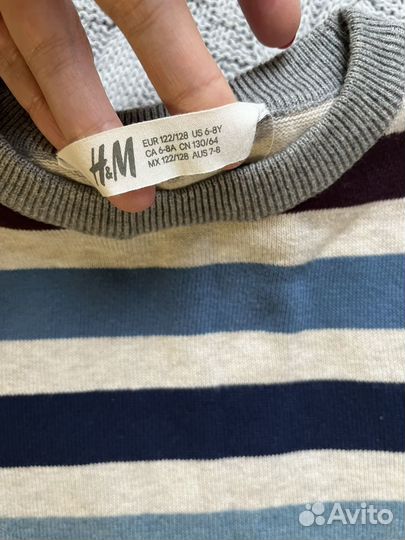 Джемпер hm 122-128
