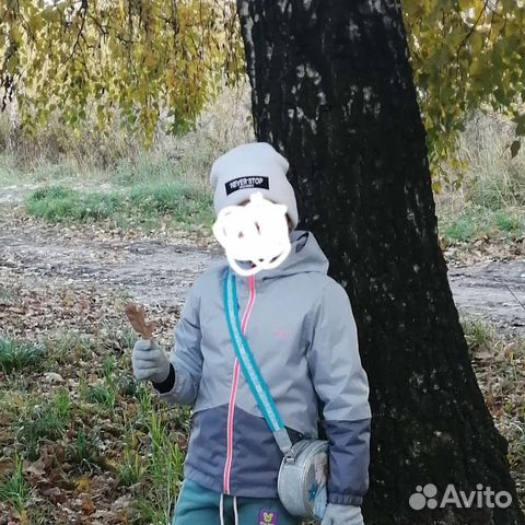 Горнолыжная куртка детская 115-124 см. Демисезон