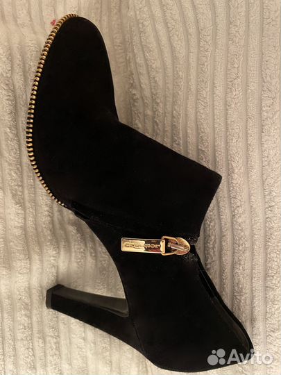 Батильоны р 40,5 loriblu кожаные бархат как новые