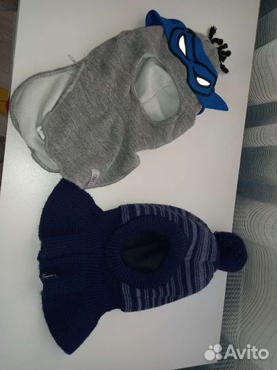 Шапки-шлемы 48 50 для мальчика осень и зима