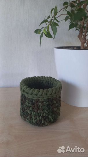 Трикотажная корзина