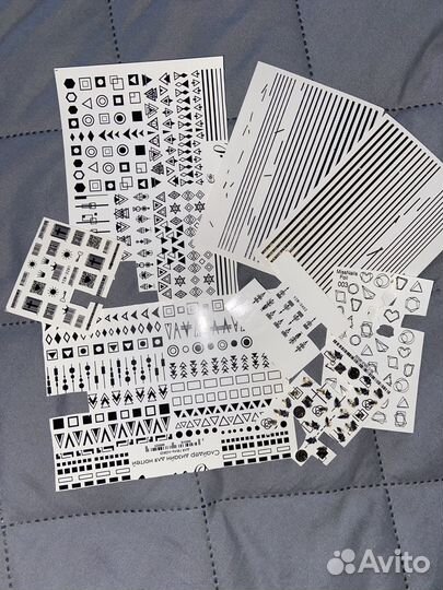 Слайдеры наклейки для ногтей