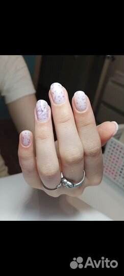 Маникюр с покрытием, наращивание ногтей