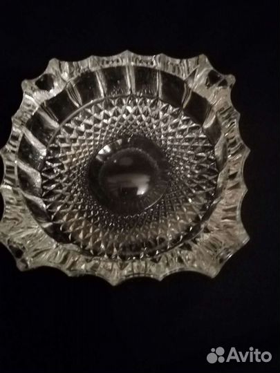Пепельница хрусталь ссср. Винтаж