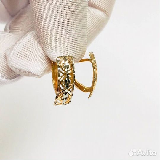 Золотые серьги