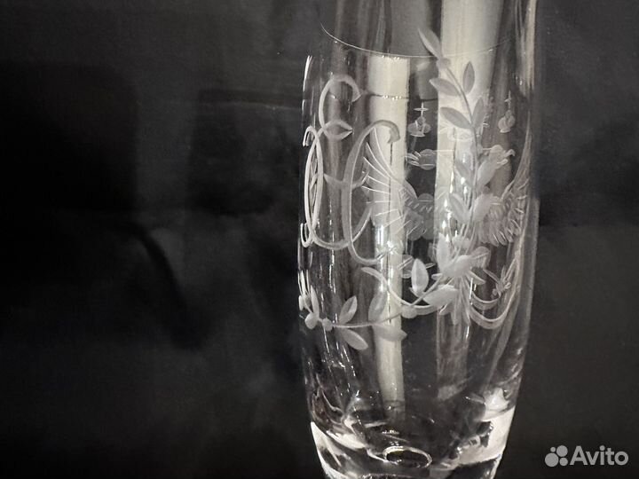 Фужер с гербом гравировка 21,5 см