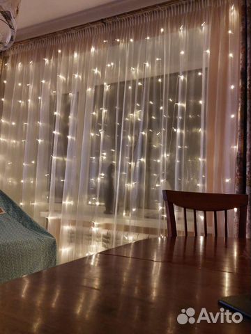 Гирлянда штора/занавес/звезды 3 на 2/3 на 2,5/3на3
