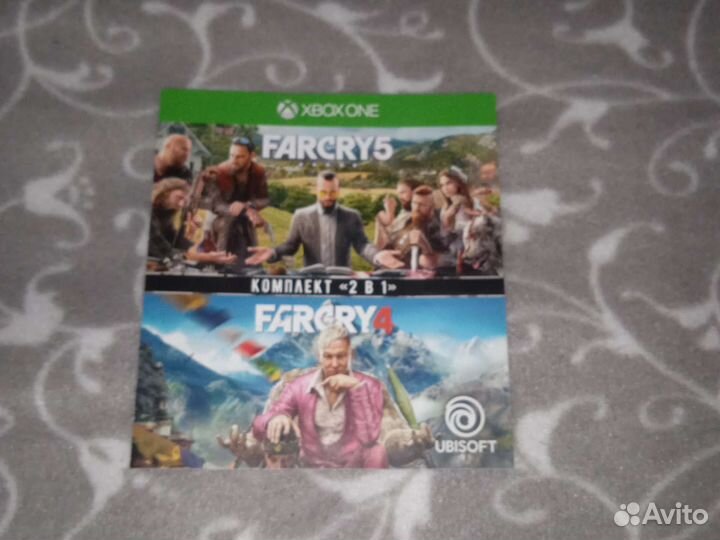 Игровые диски на xbox ONE 360 farcry 4, 