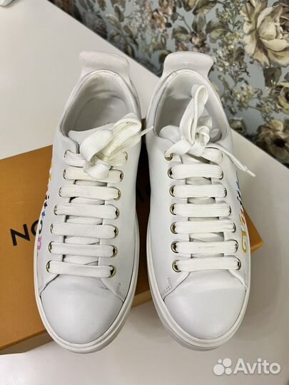 Кроссовки из кожи louis Vuitton 38 оригинал